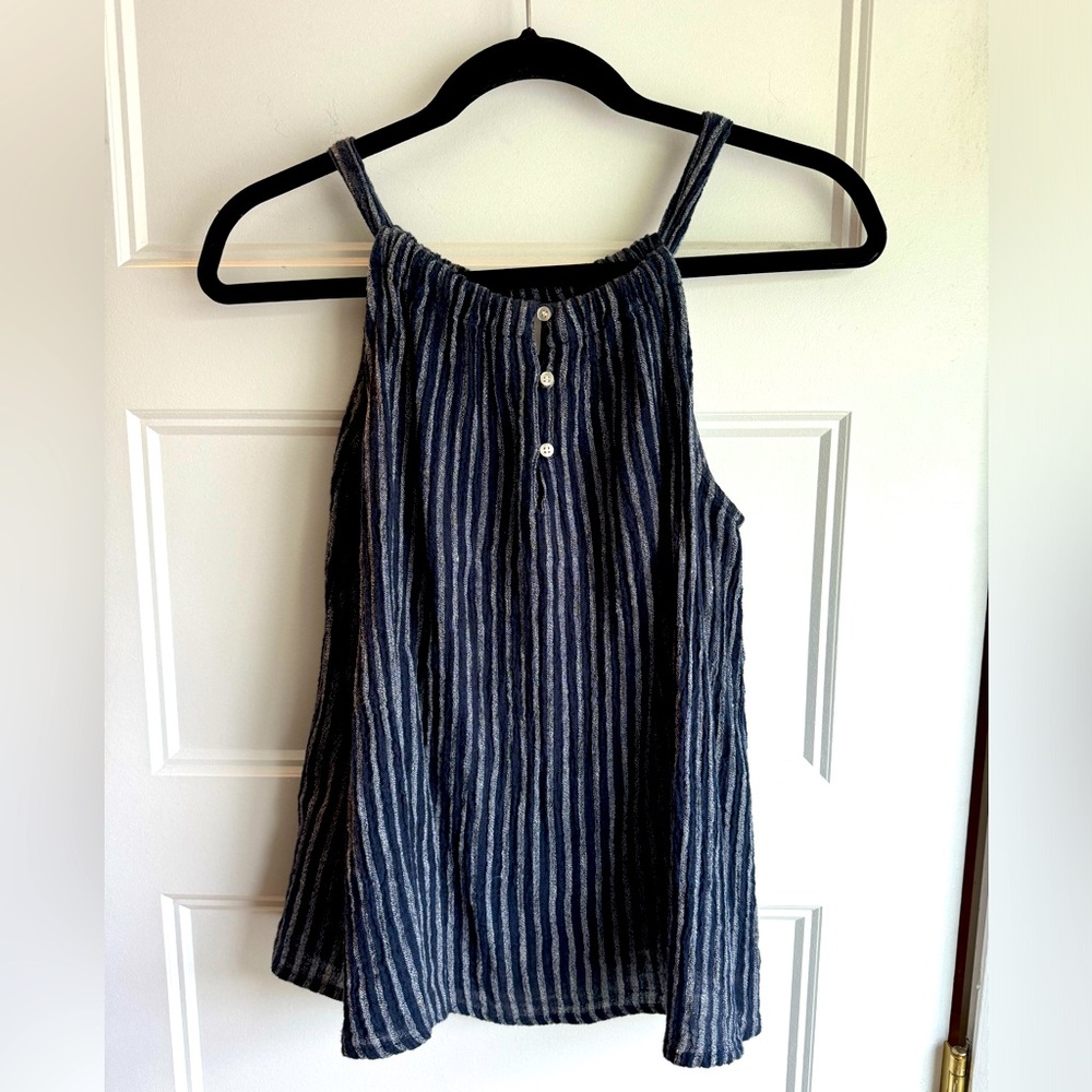 Striped Karl Marc John Tank Top